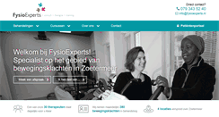Desktop Screenshot of fysioexperts.nl