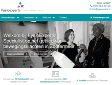 Tablet Screenshot of fysioexperts.nl